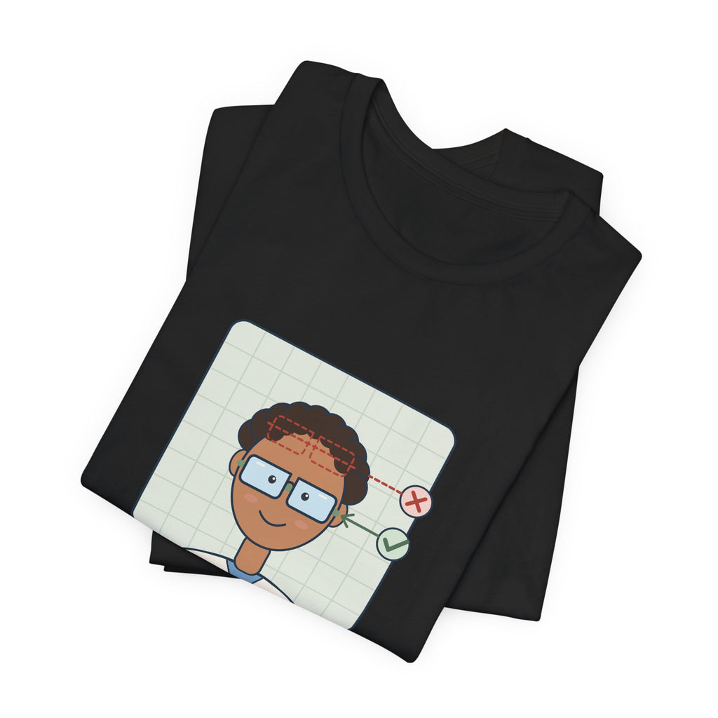 Science Teacher T-Shirt - Goggles Go on Your Eyes, Not Your Forehead Lab Teacher Tee