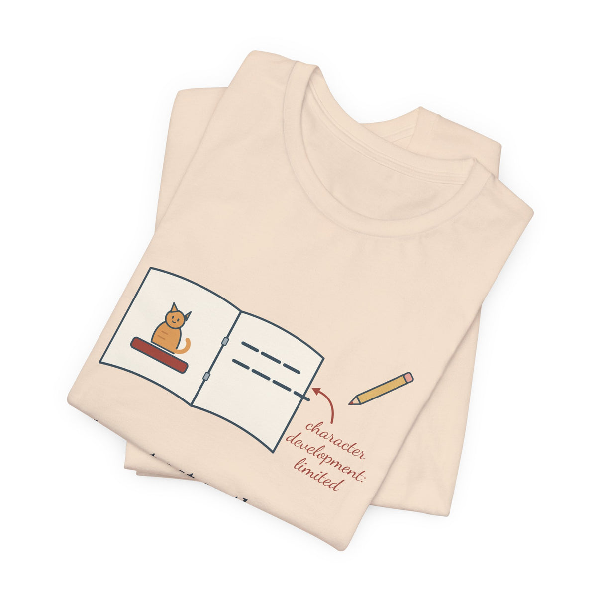 Reading Specialist T-Shirt - The Cat Sat on the Mat. That's the Whole Plot. Teacher Tee
