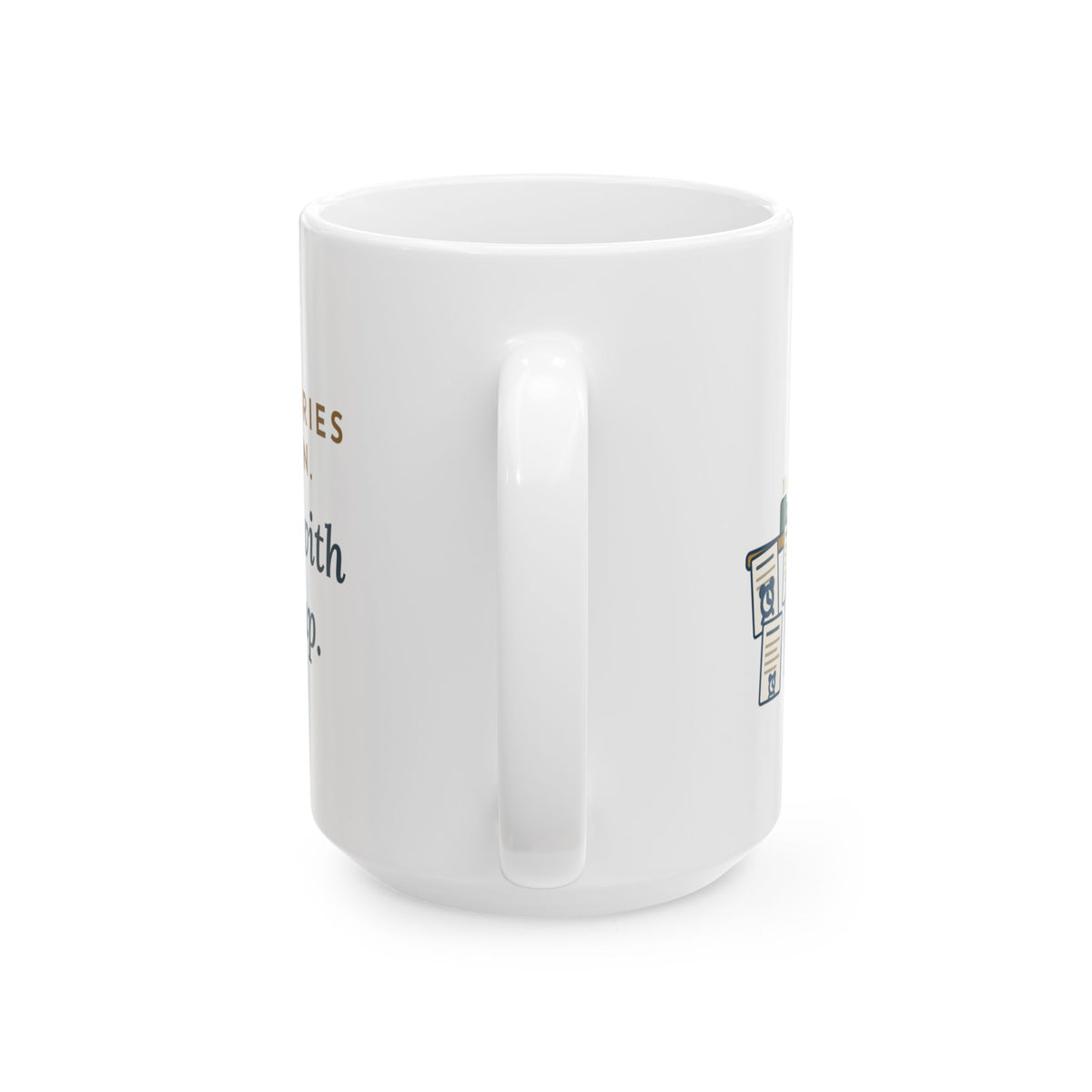 Large 15oz Creative Writing Teacher Mug - Nine End With Waking Up