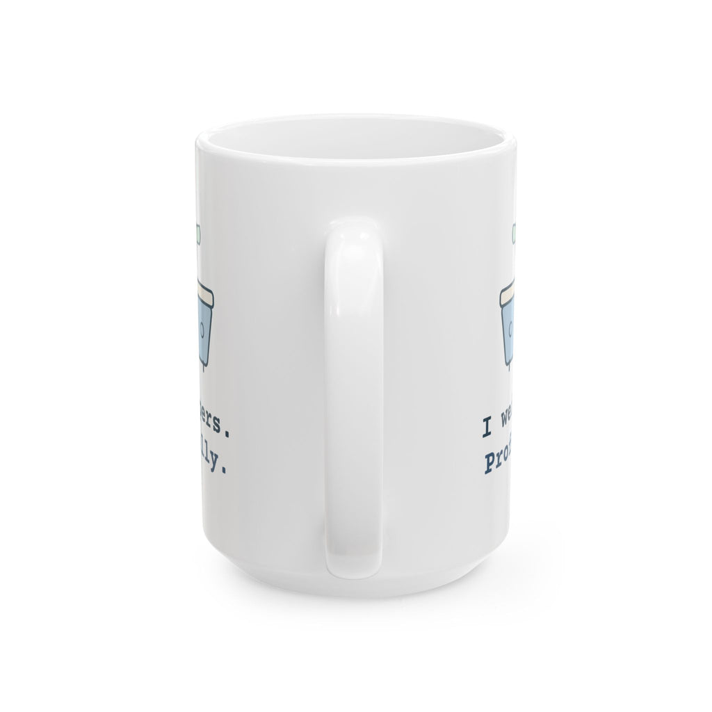 Large 15oz NICU Nurse Mug - I Weigh Diapers. Professionally. Neonatal Nurse Coffee Gift