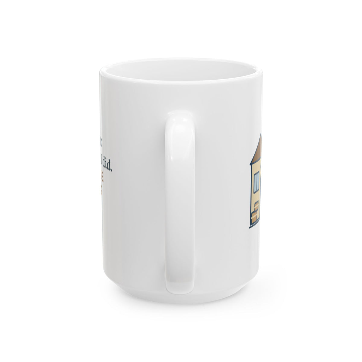 Large Khao Manee Cat Mug 15oz - New Neighbors, Tuna Breath, Odd-Eyed White Cat