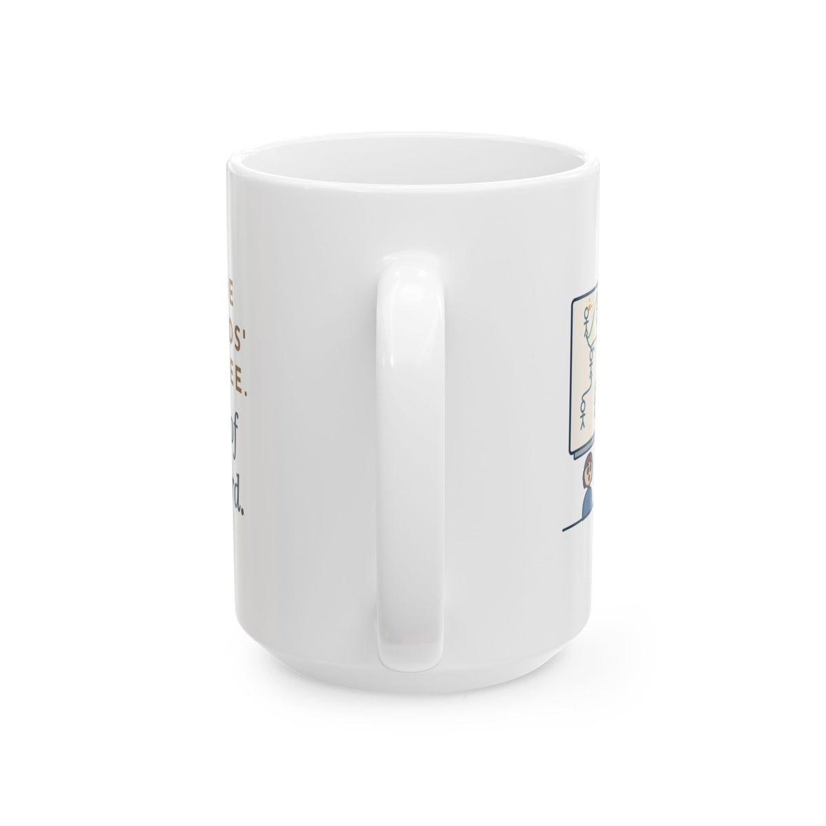 Large 15oz Mythology Teacher Mug - Greek Gods Family Tree Whiteboard Classics Gift
