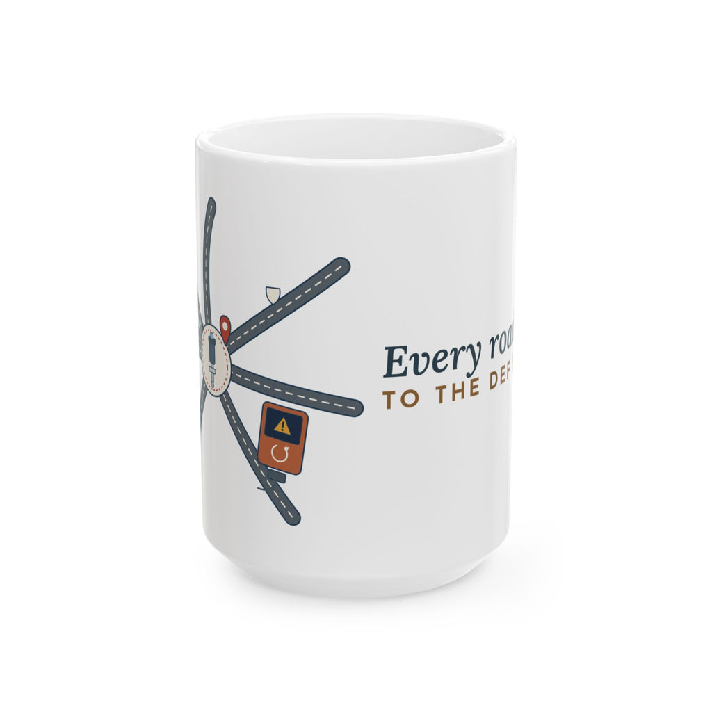 Large 15oz Diesel Tech Mug - Every Road Leads to the DEF Sensor