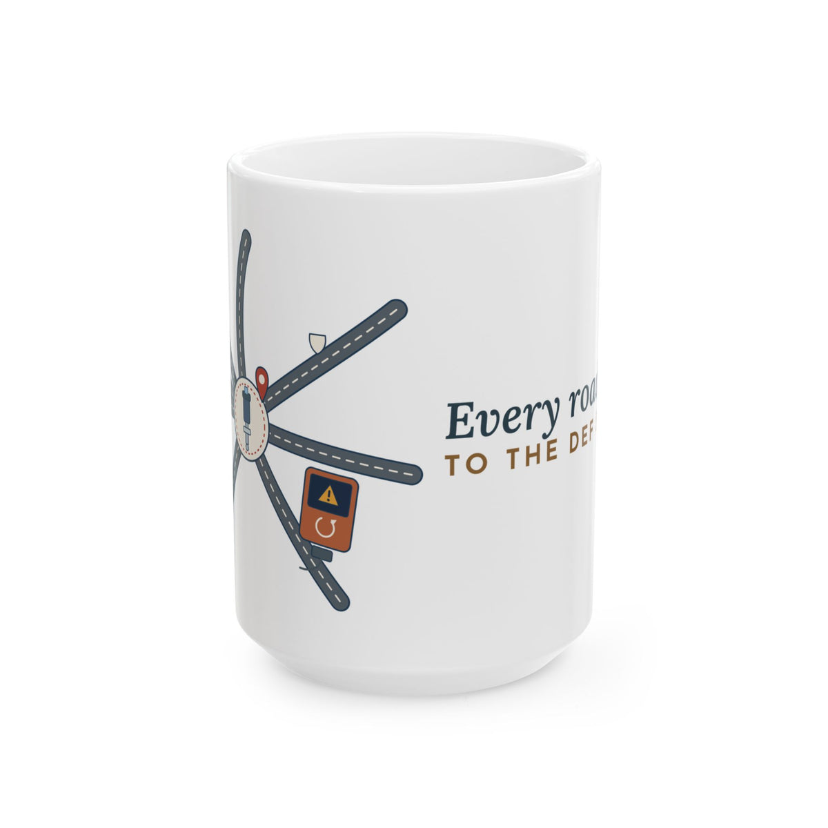 Large 15oz Diesel Tech Mug - Every Road Leads to the DEF Sensor