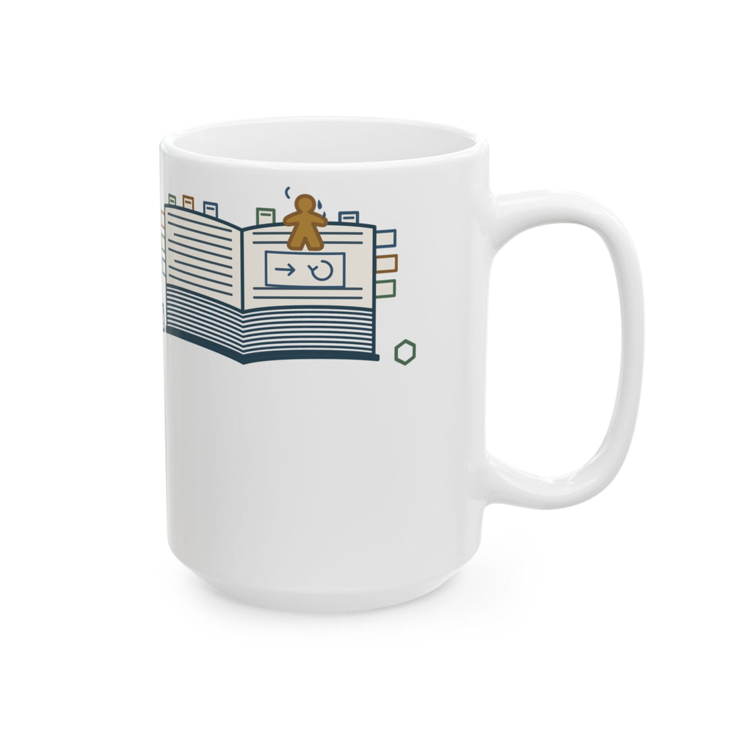 Large 15oz Board Game Mug - It's Easy. I'll Explain as We Play. Tabletop Game Night Gift
