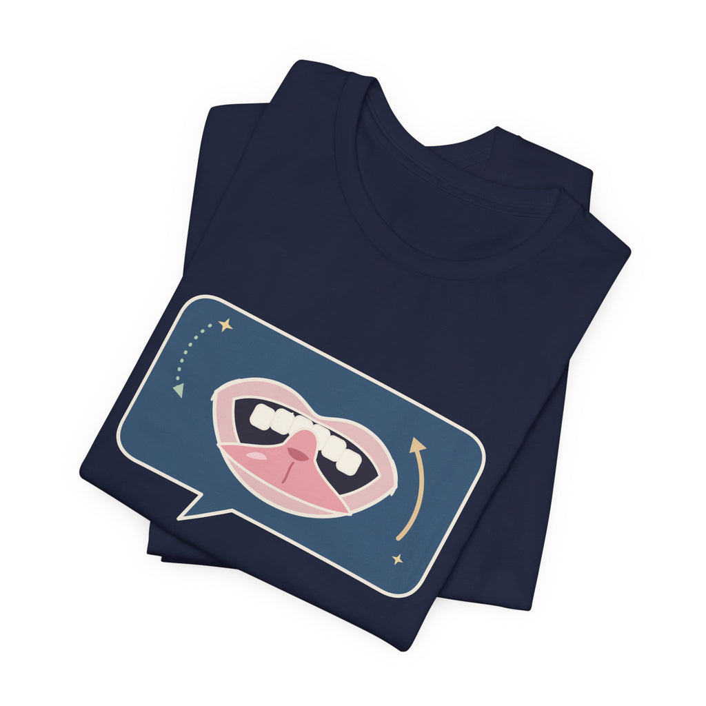 Speech Language Pathologist T-Shirt - Tongue Tip Up, Try Again SLP Gift Tee