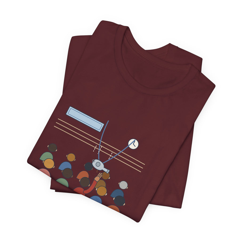 Volunteer Coach T-Shirt - One Raised Hand at the Parent Meeting. Head Coach.