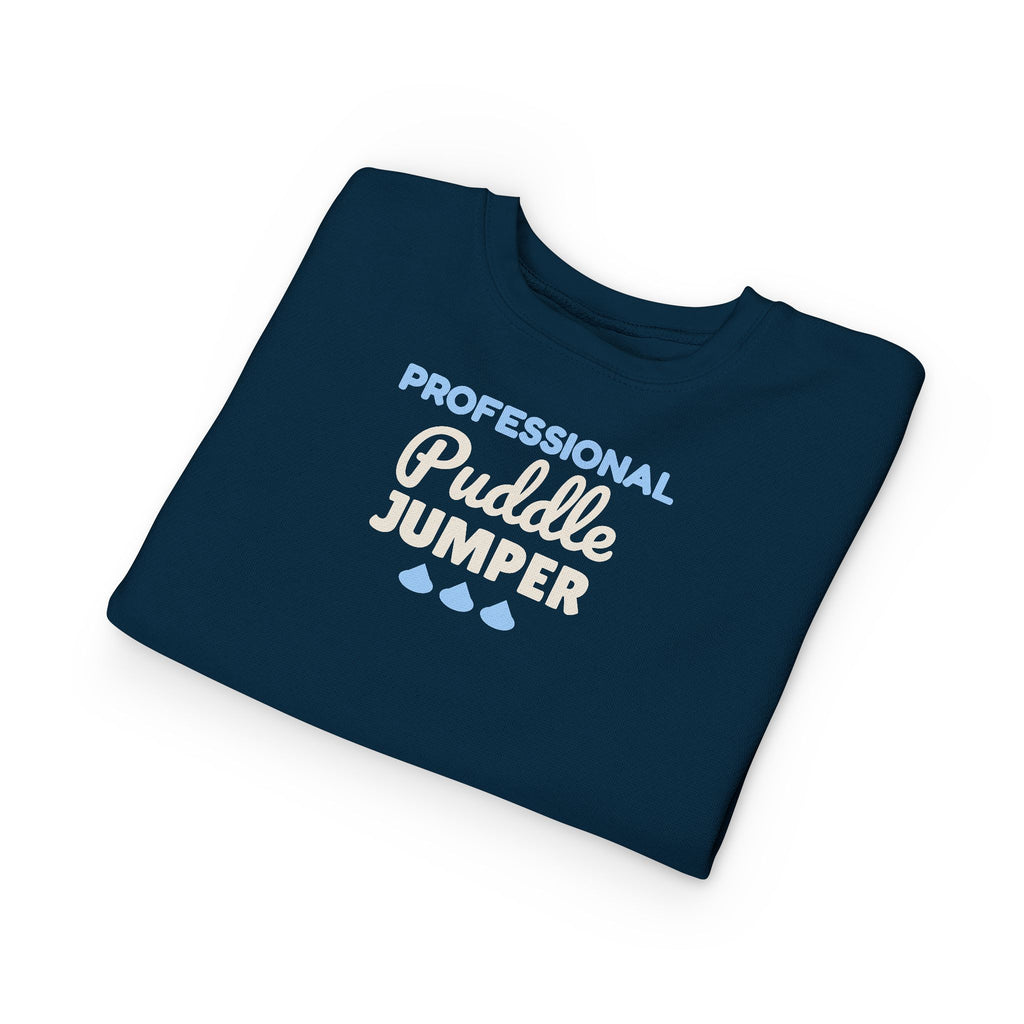 Professional Puddle Jumper Toddler Sweatshirt, Rainy Day Crewneck