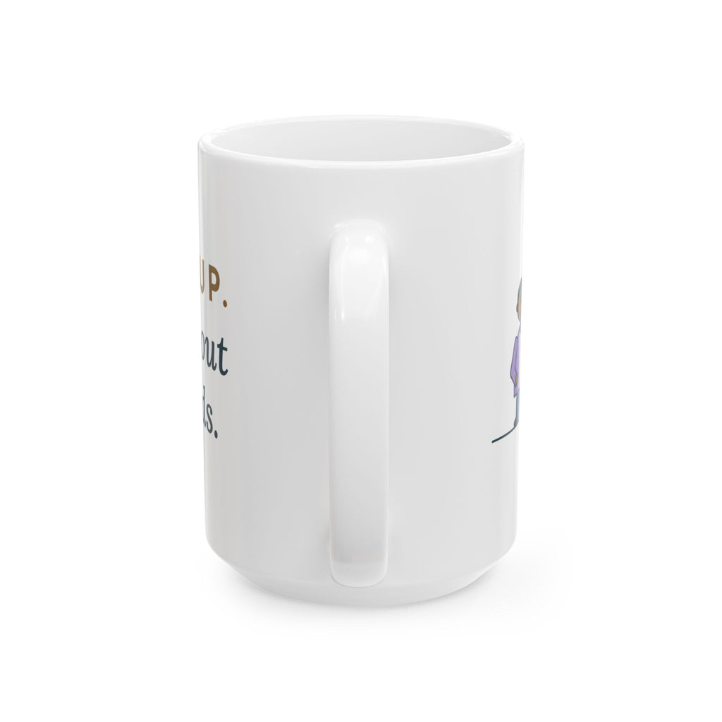 Large Anticoagulation Clinic Nurse Mug 15oz - INR Is Up. Asked About the Salads.