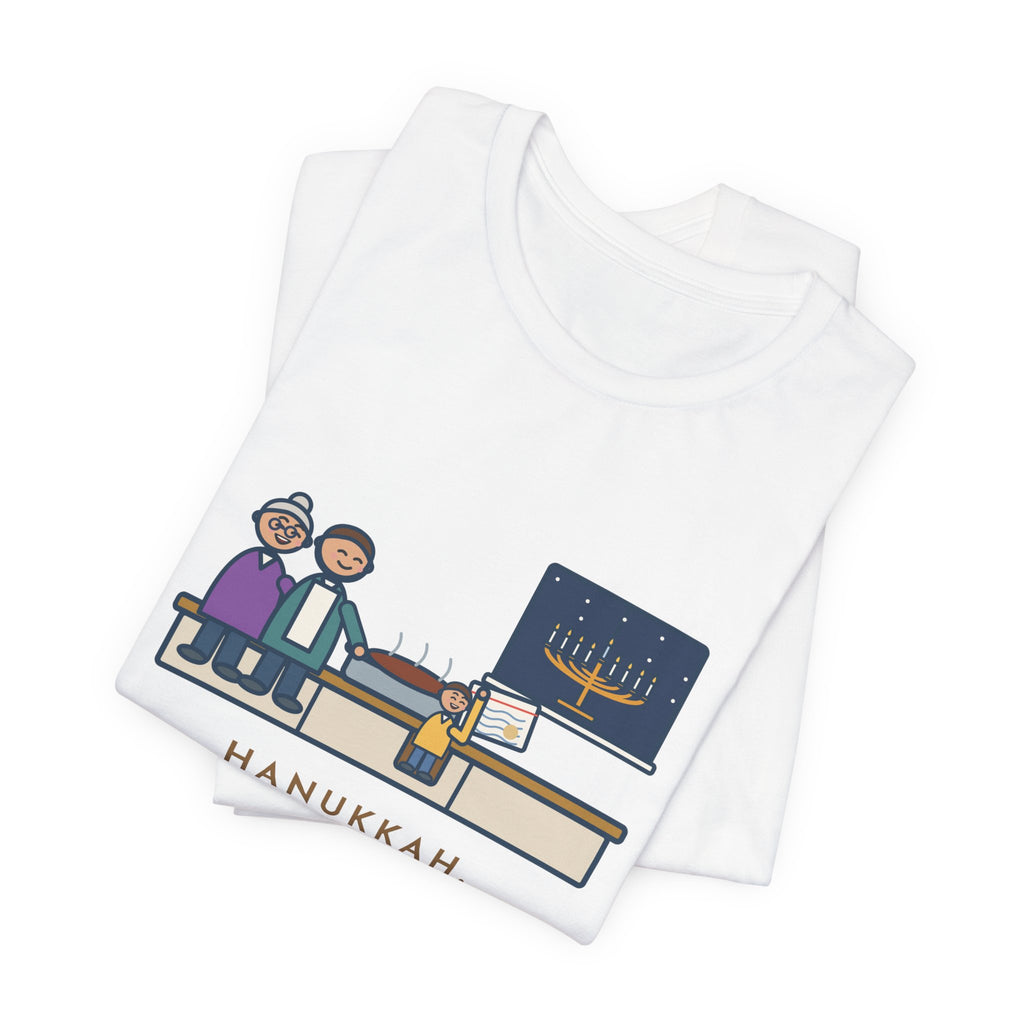 Funny Hanukkah Brisket T-Shirt, Grandma's Recipe, Three Generations, the Same Index Card, Recipe Card Tee
