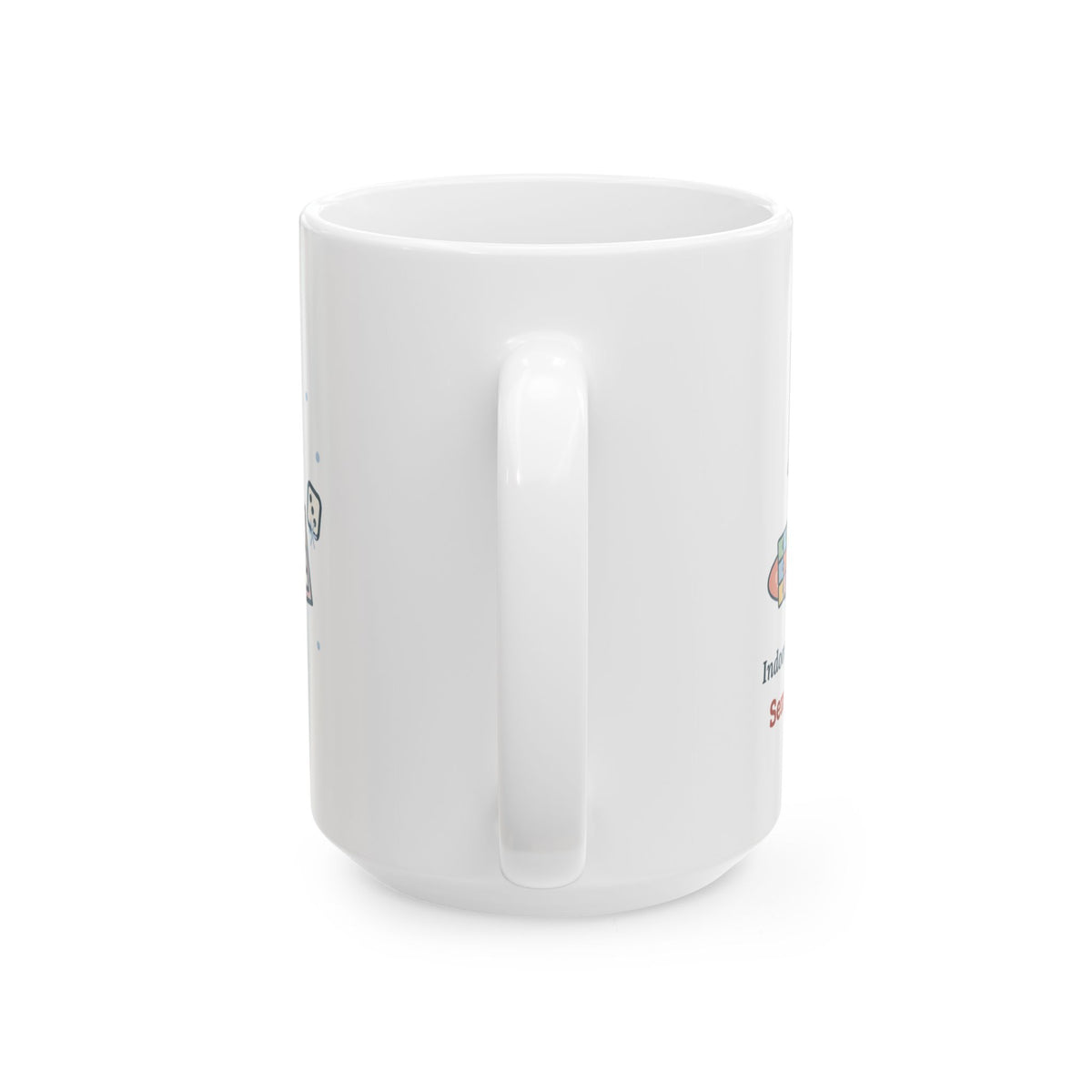 Large 15oz Elementary Teacher Mug - Indoor Recess, Second Week. Send Board Games.