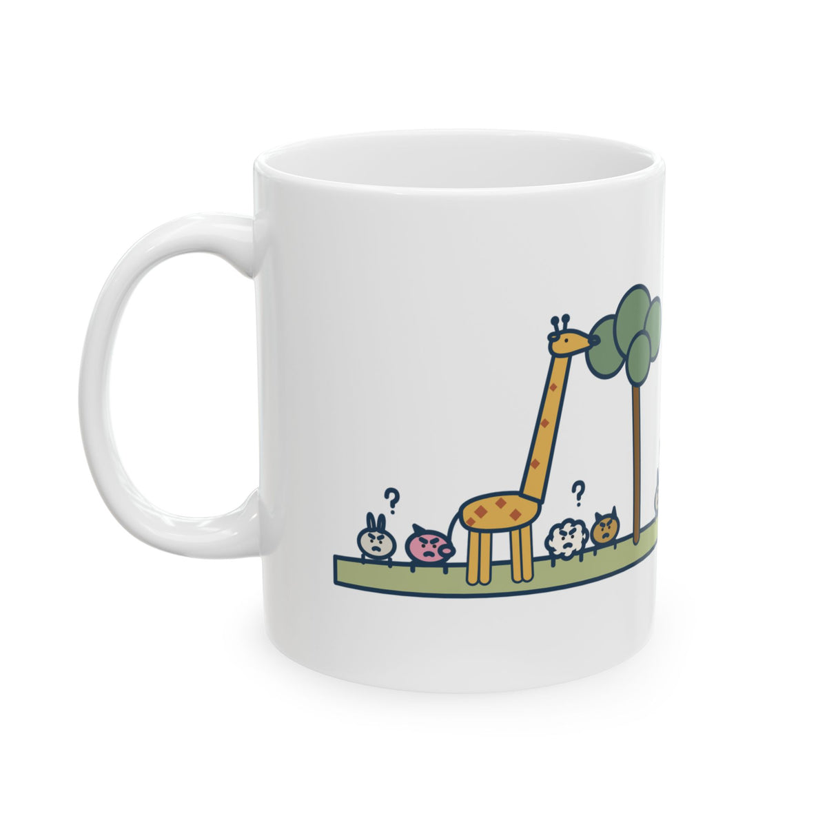 Emerson Quote Mug, To Be Great Is to Be Misunderstood, Wisdom Tall Giraffe Coffee Mug 11oz