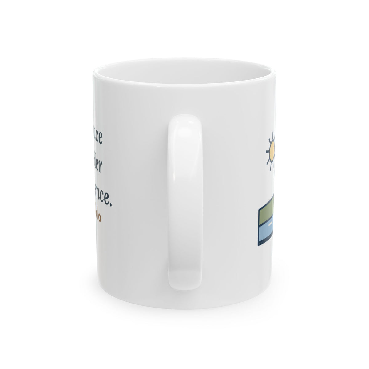 Emerson Quote Mug, Adopt the Pace of Nature, Her Secret Is Patience, Nature Tortoise and Snail Coffee Mug 11oz