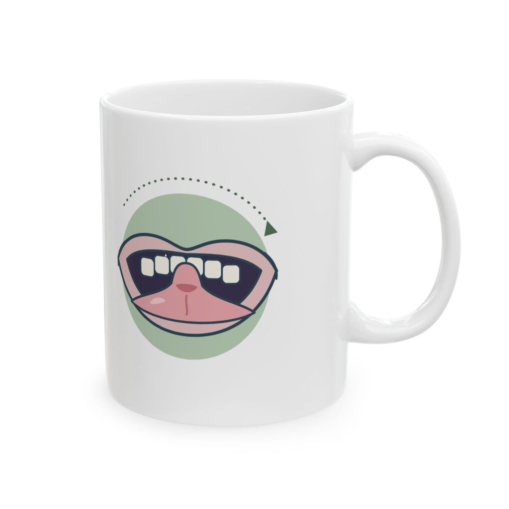Speech Therapist Coffee Mug - Tongue Tip Up, Try Again SLP Mug