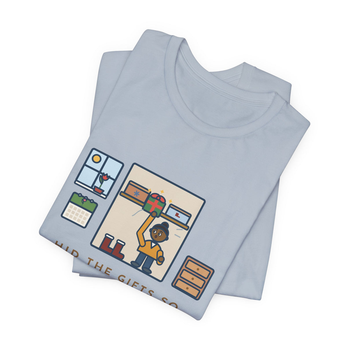 Funny Hidden Gifts T-Shirt, Hid Them So Well in November, Found Them in March, Spring Closet Tee