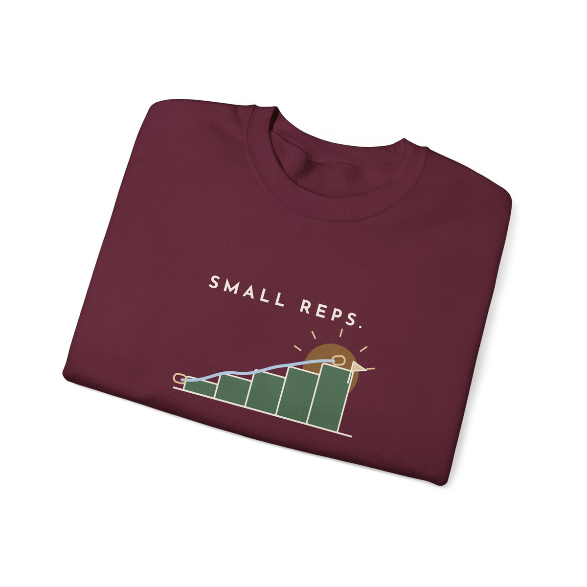 Physical Therapist and OT Crewneck Sweatshirt - Small Reps, Big Comebacks Gift