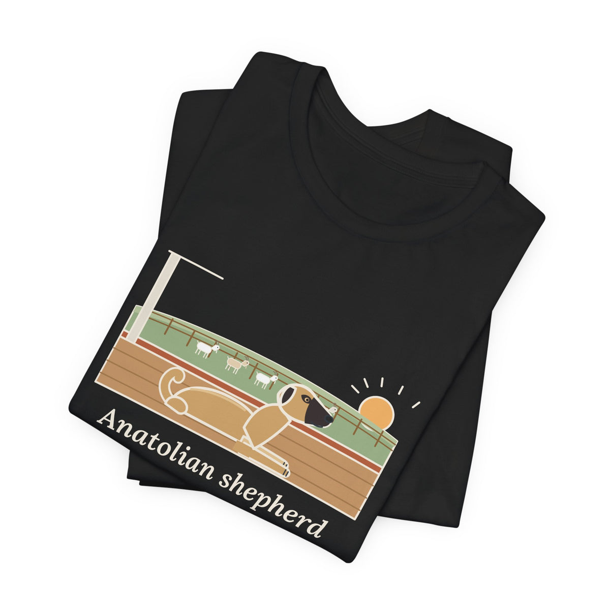 Anatolian Shepherd T-Shirt - On the Porch All Night, Every Goat Accounted For