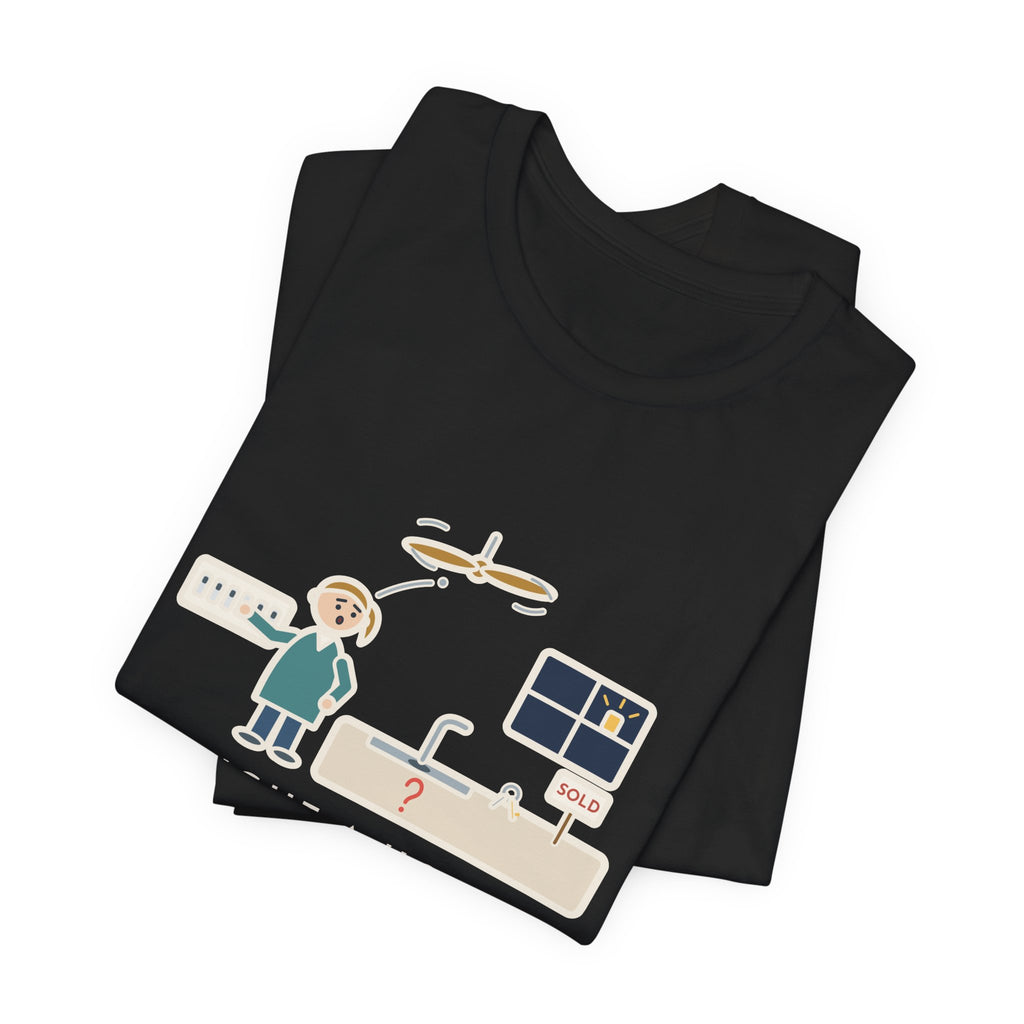 Funny New Homeowner T-Shirt, First Weekend Finding Which Switch Runs the Garbage Disposal, Switch Plate Tee