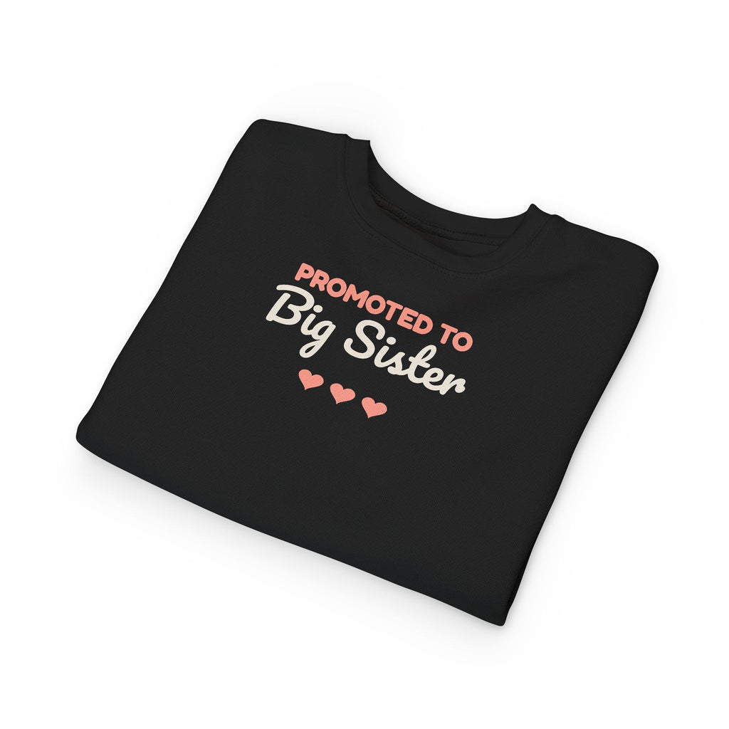 Promoted to Big Sister Toddler Sweatshirt, Pregnancy Announcement Crewneck