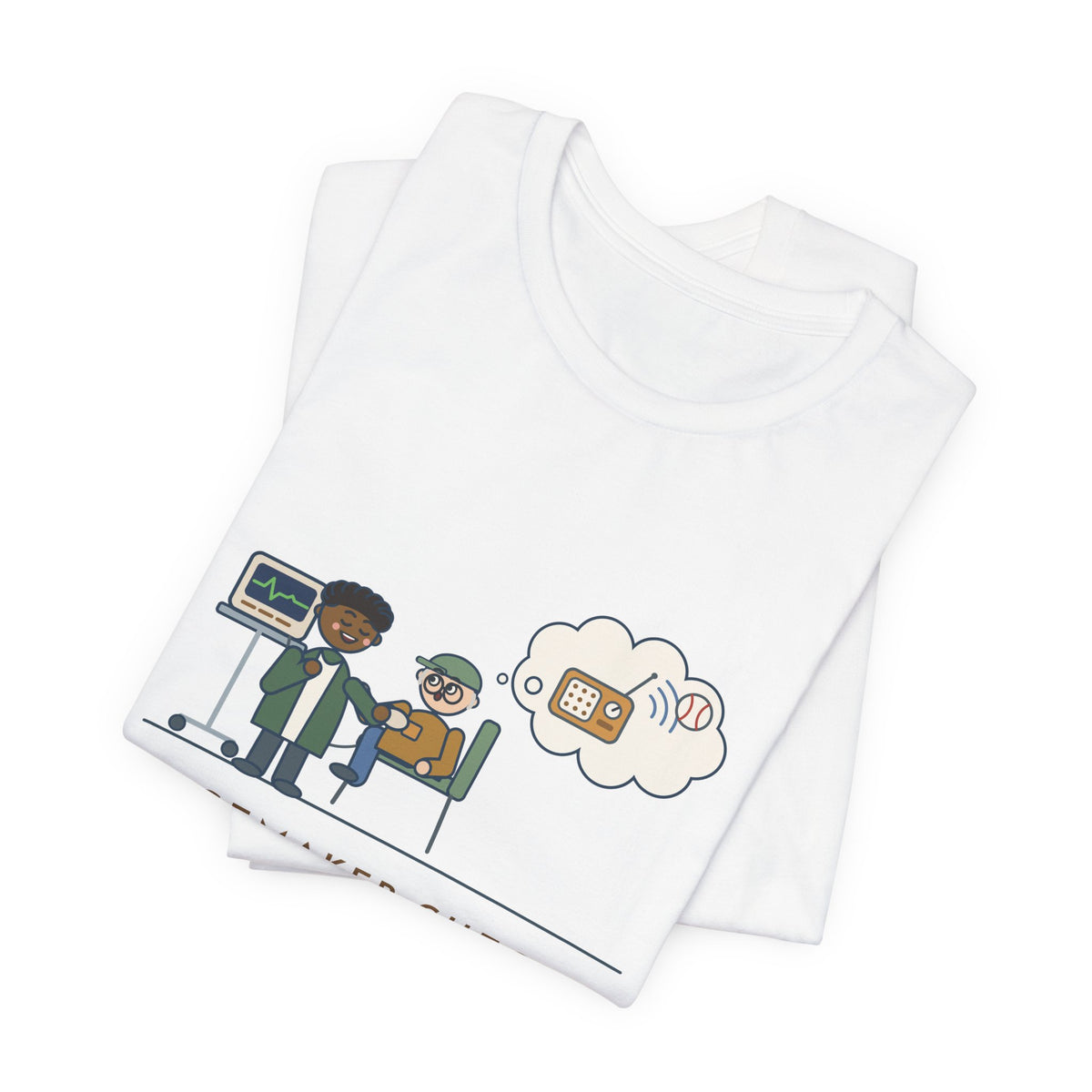 Cardiac Device Clinic Nurse T-Shirt - Pacemaker Check, Does It Get the Ballgame Funny Nurse Tee