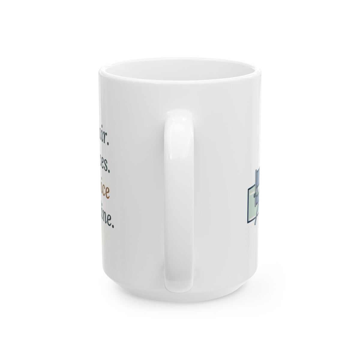 Folding Chair. Orange Slices. Loudest Voice on the Sideline. 15oz Mug, Large Soccer Coffee Mug with Sideline Parent