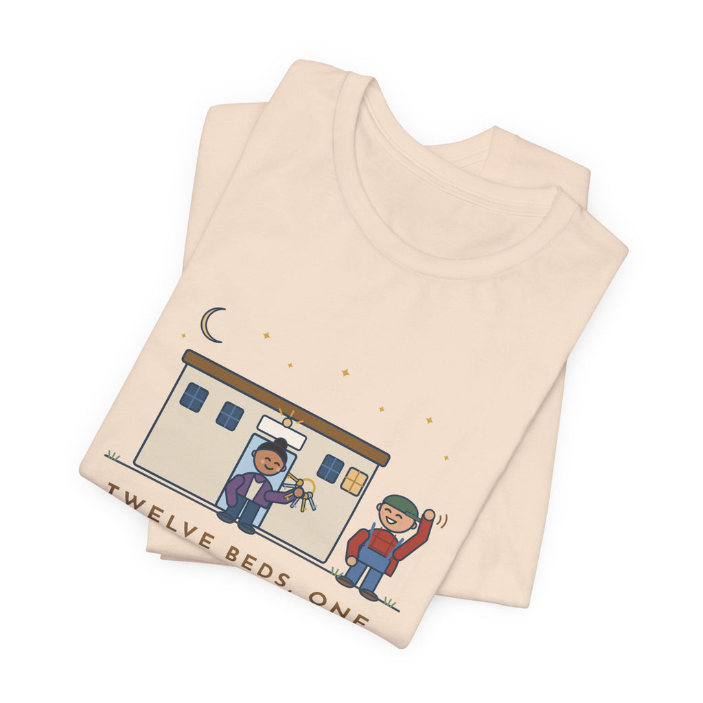 Critical Access Nurse T-Shirt - Twelve Beds, One Night Nurse. I Also Unlock the Front Door.