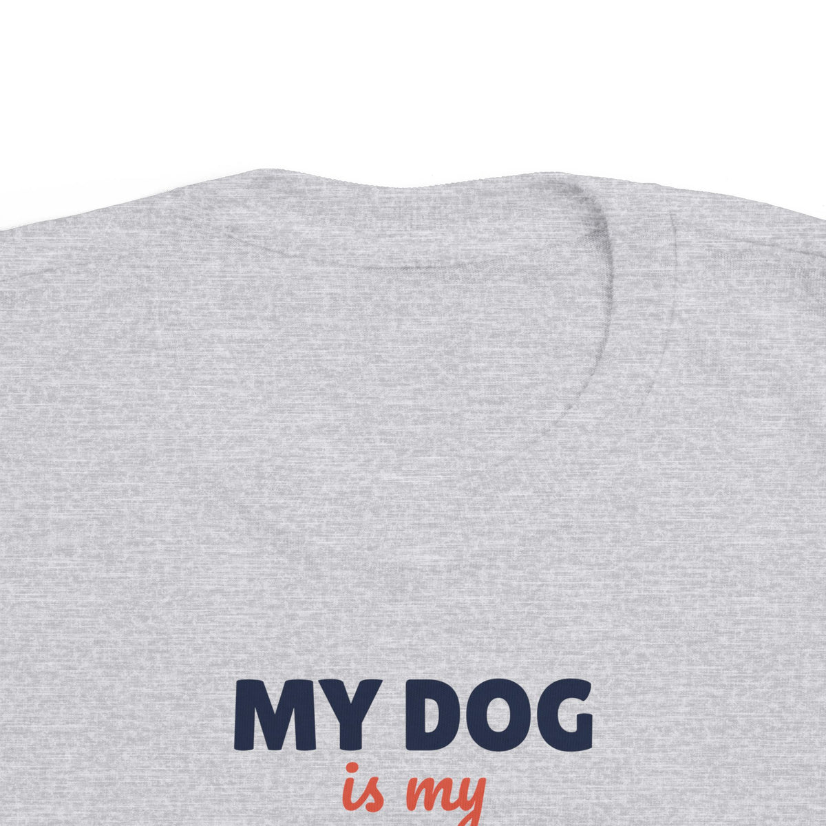 My Dog Is My Sibling Toddler T-Shirt, Funny Dog Lover Kid Tee