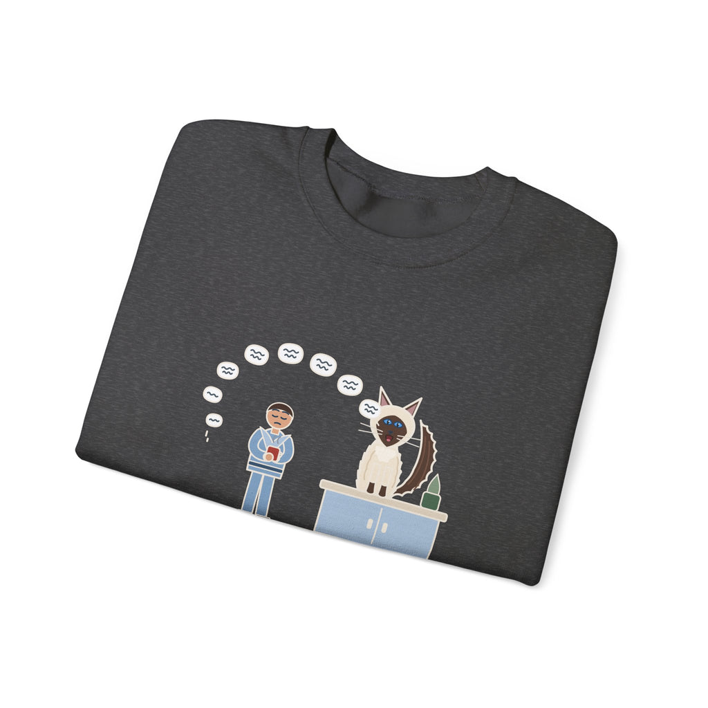 Balinese Cat Crewneck Sweatshirt - The Balinese Replied for Ten Minutes