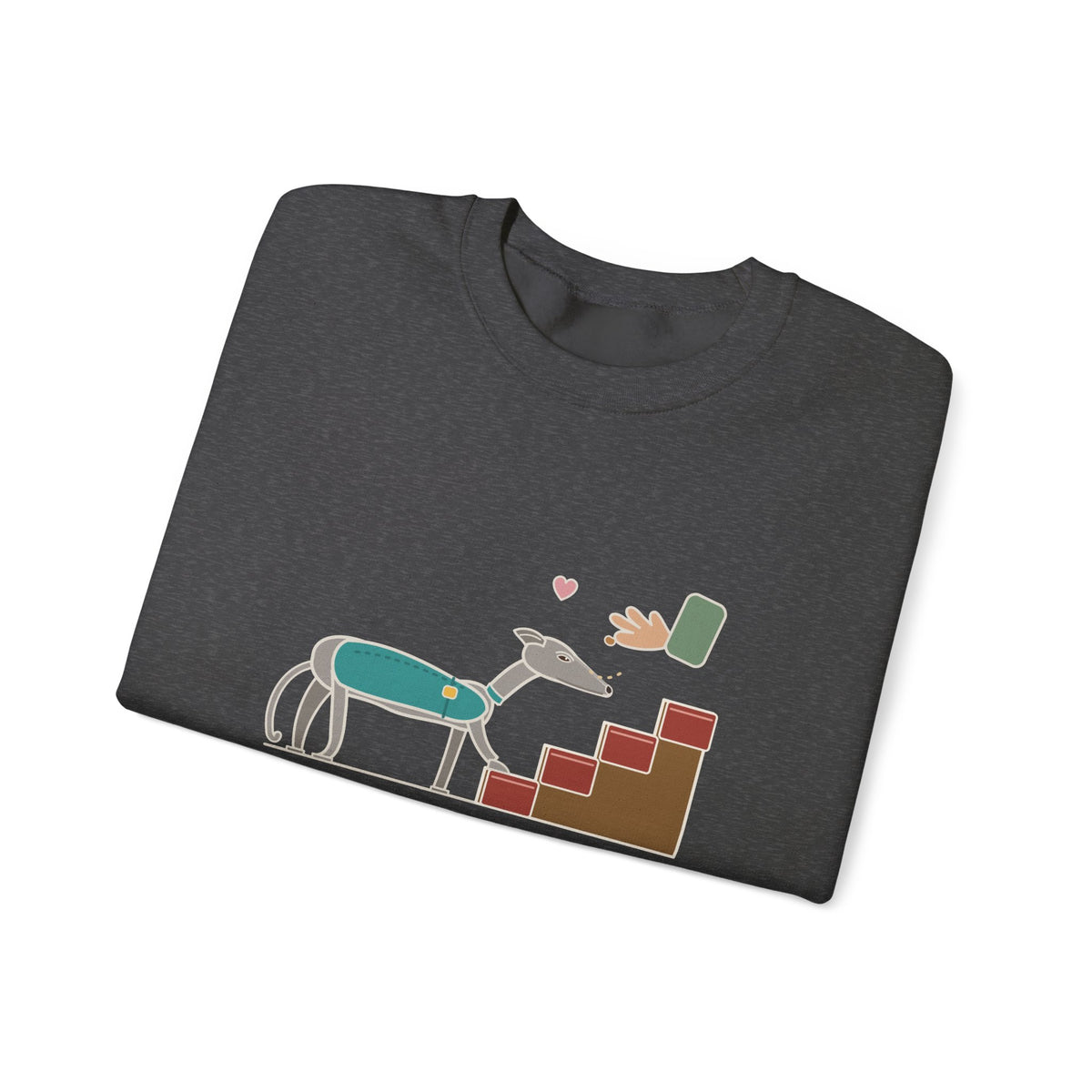Greyhound Crewneck Sweatshirt - Retired Racer. Stairs Are the New Event. Adopter Gift