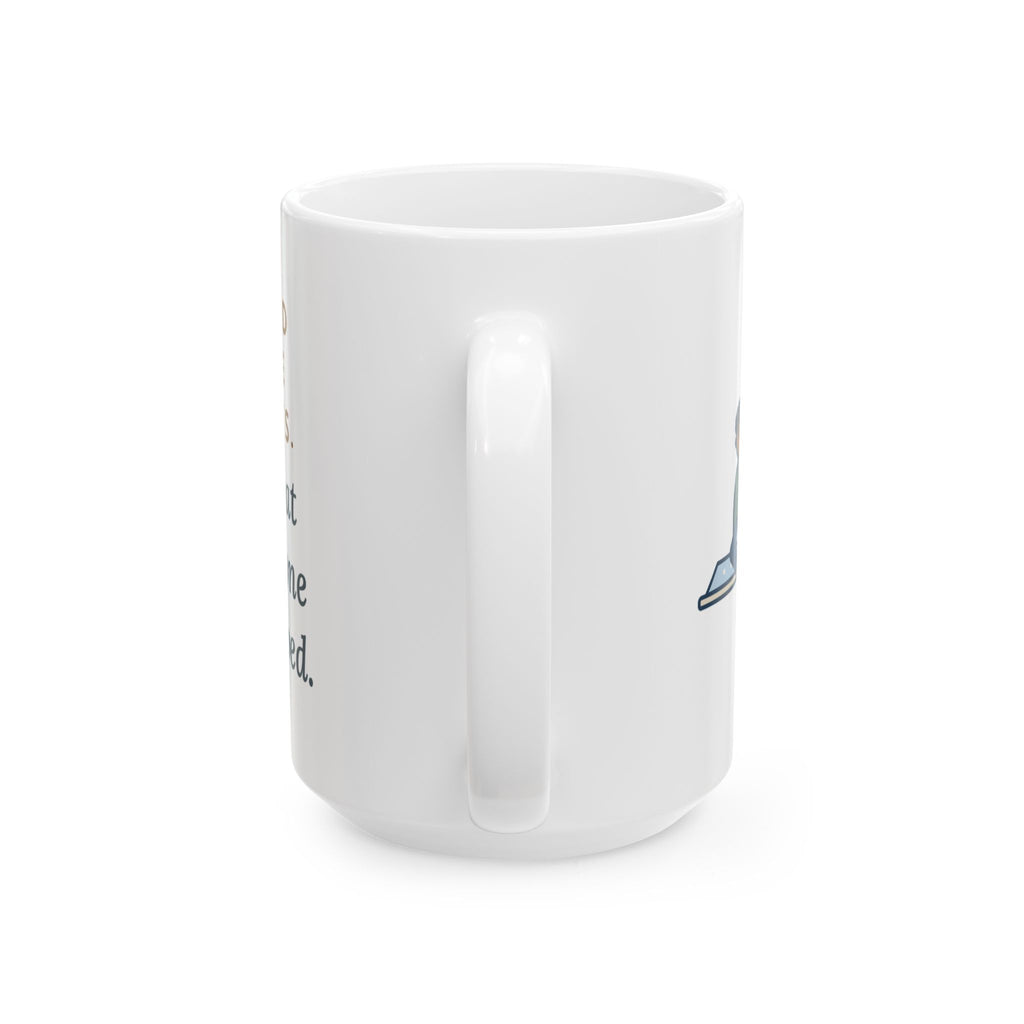 Wrapped Twelve Presents, The Cat Sat on Every One While I Taped 15oz Mug, Large Funny Gift Wrapping Coffee Mug