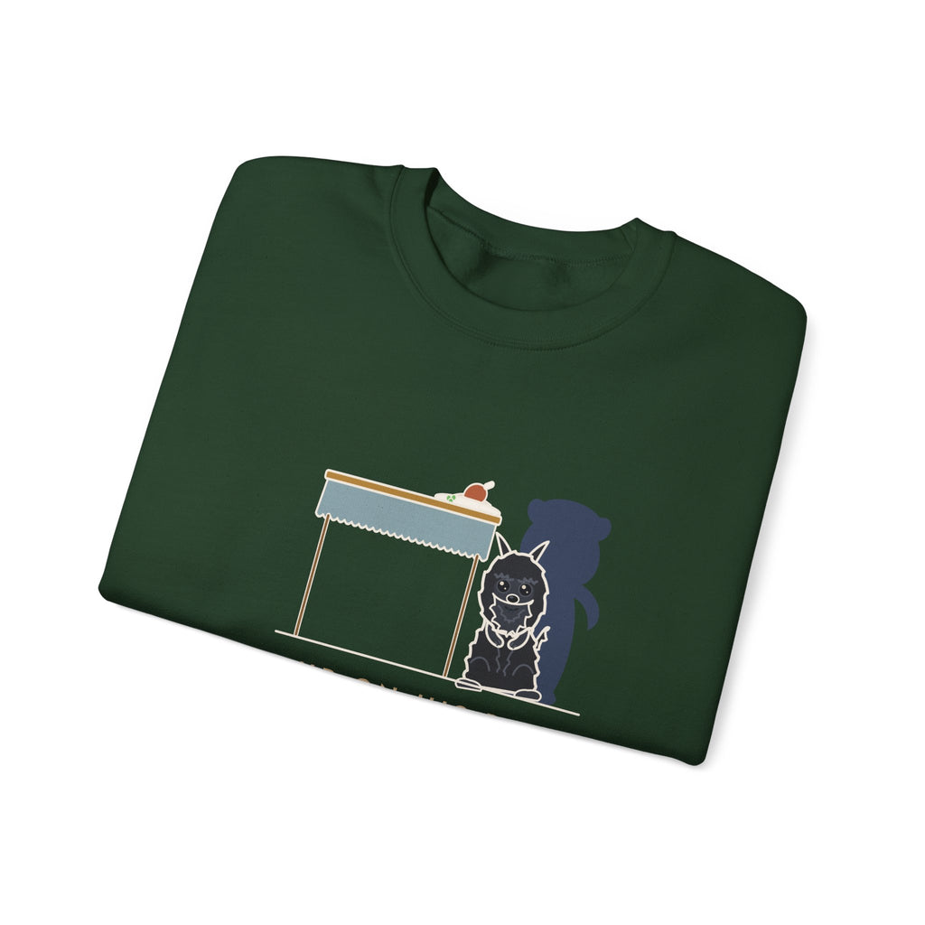 Affenpinscher Crewneck Sweatshirt - Sits Up at Dinner Like a Tiny Bear