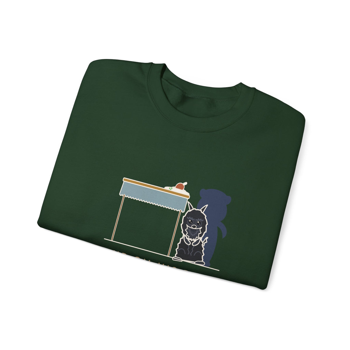 Affenpinscher Crewneck Sweatshirt - Sits Up at Dinner Like a Tiny Bear