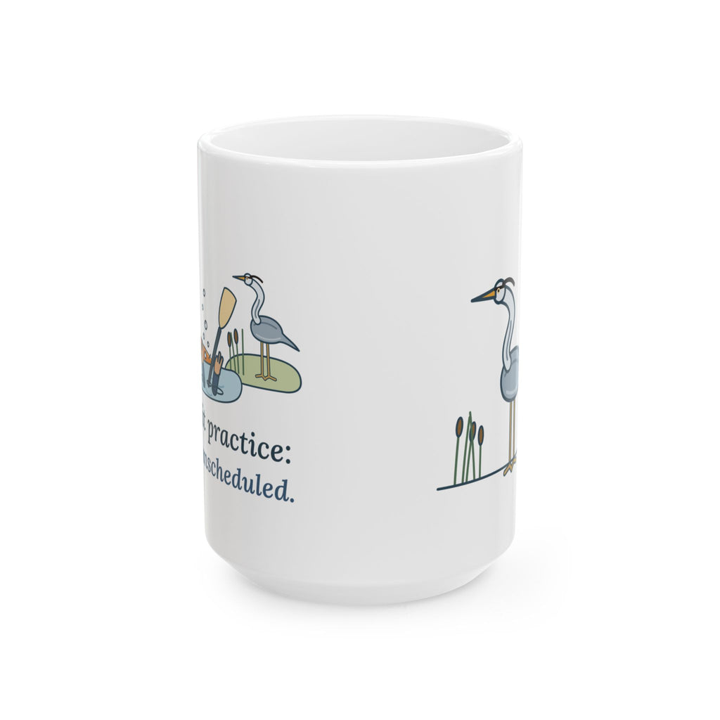 Large 15oz Kayaking Mug - Wet Exit Practice: Mostly Unscheduled