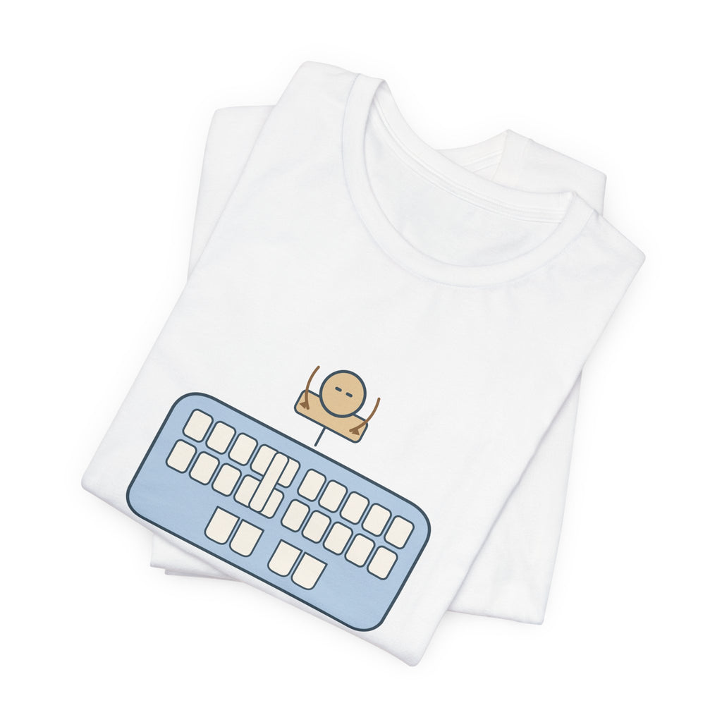 Court Reporter T-Shirt - I Can't Write a Nod Stenographer Humor Tee