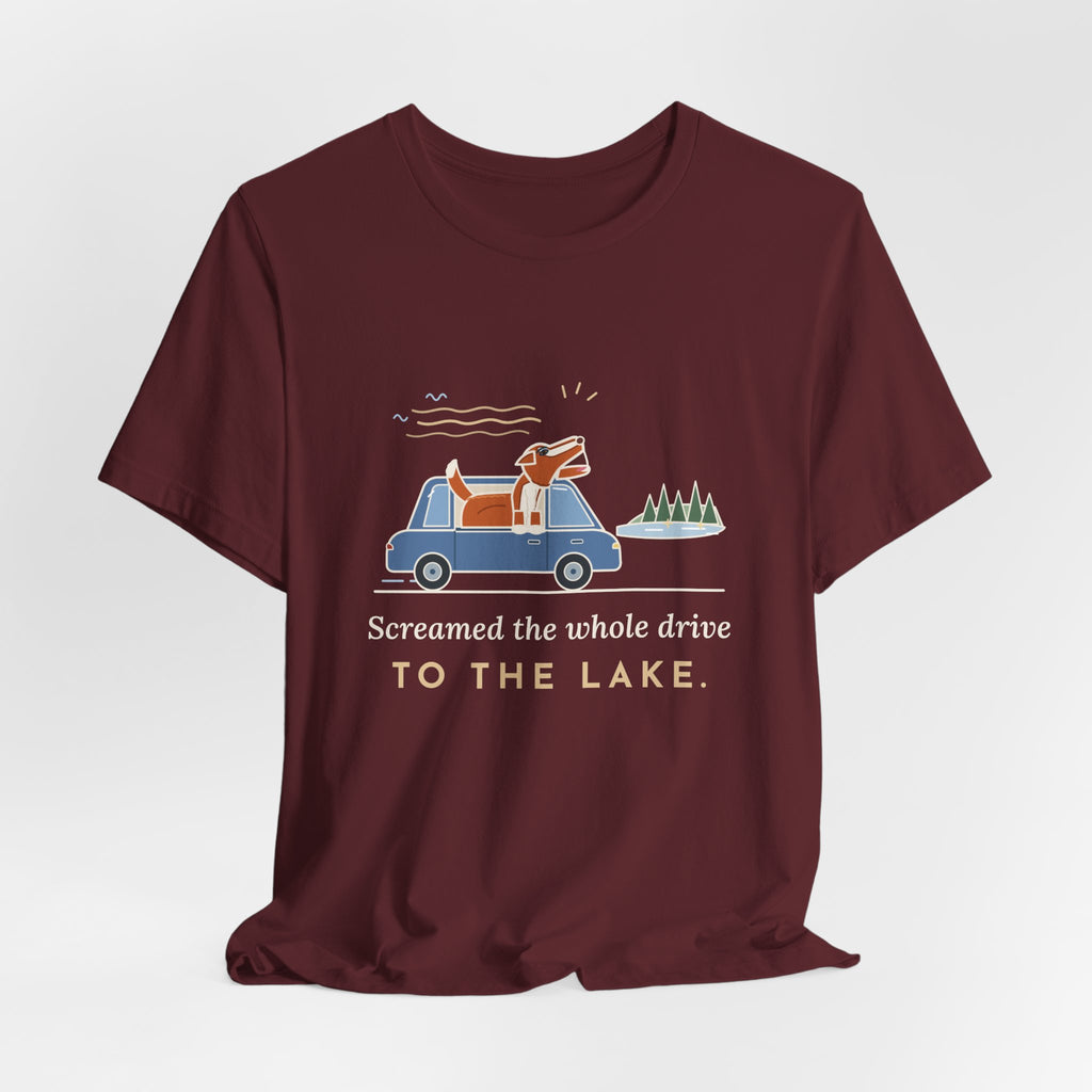 Nova Scotia Duck Tolling Retriever T-Shirt - Screamed the Whole Drive to the Lake