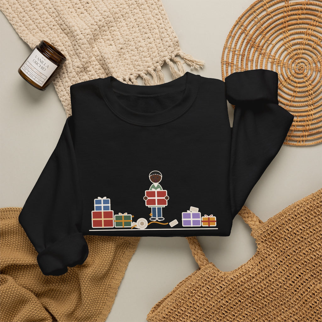 Funny Christmas Crewneck Sweatshirt - The Tape Was Under the Last Gift