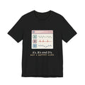NICU Nurse T-Shirt - A's, B's and D's. Not a Report Card. Neonatal Nurse Humor Tee