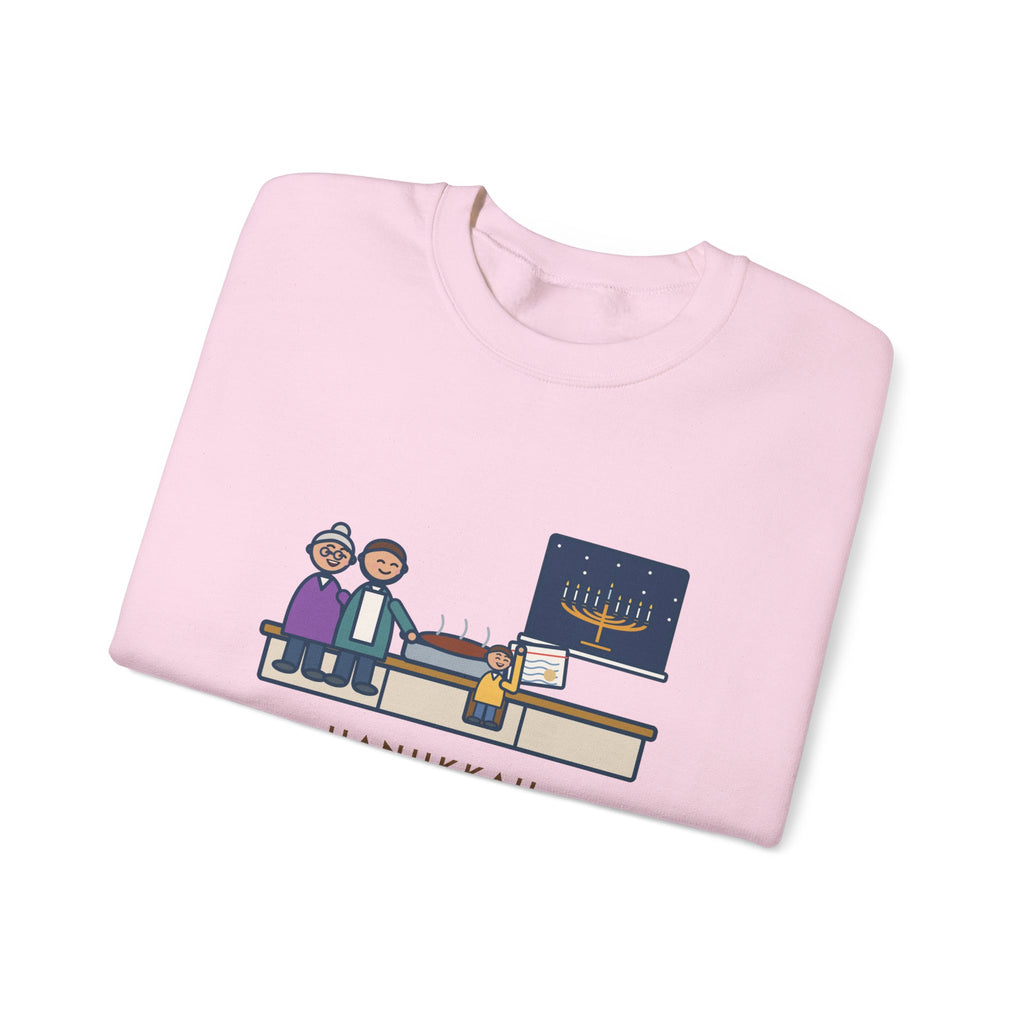 Hanukkah Brisket Sweatshirt, Grandma's Recipe, Three Generations, the Same Index Card, Funny Recipe Card Crewneck