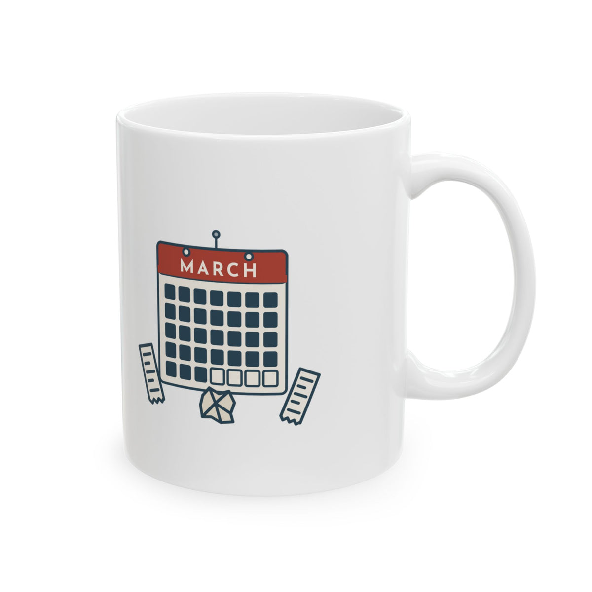 Tax Preparer Coffee Mug - Your Shoebox of Receipts Is My March. Accountant Mug