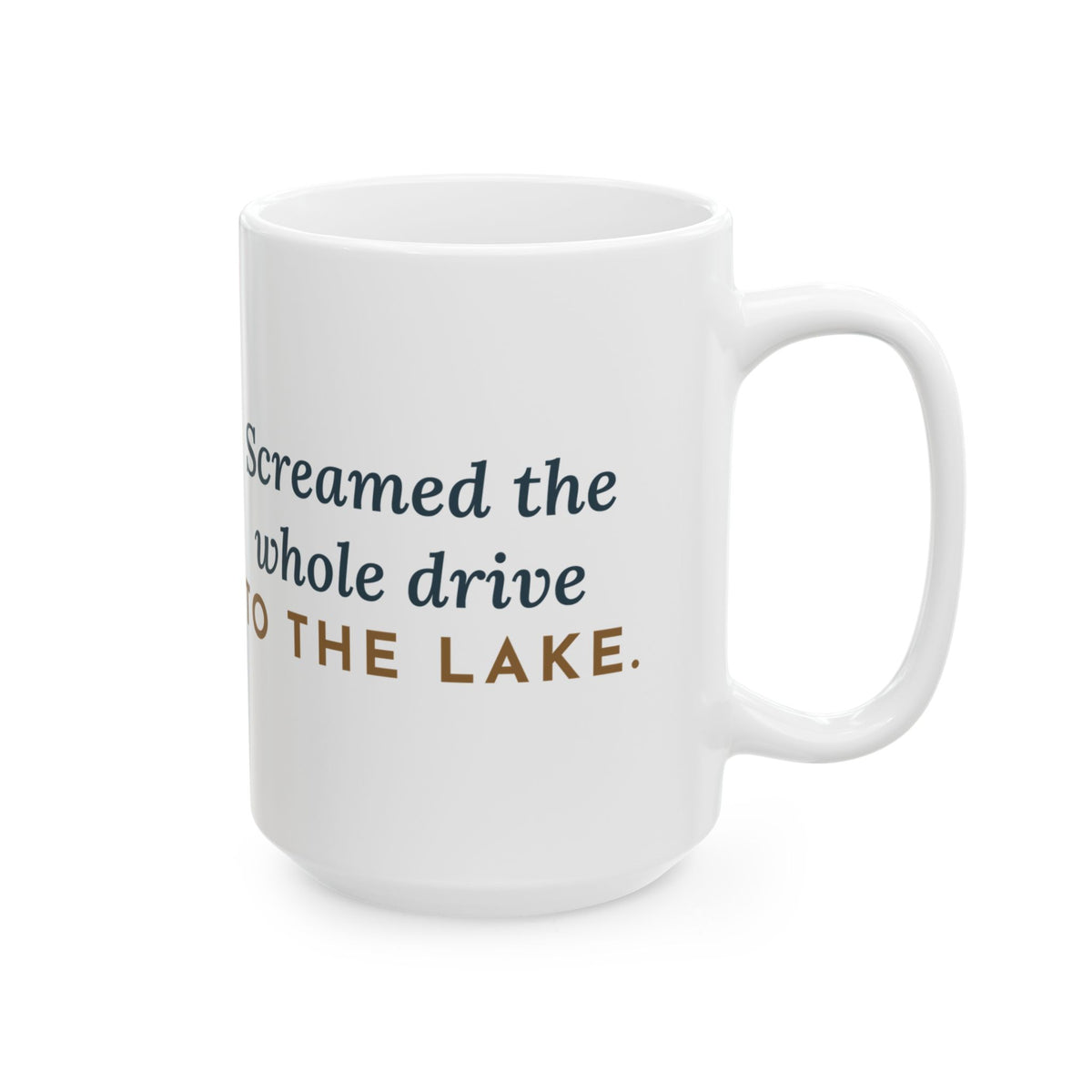 Large 15oz Nova Scotia Duck Tolling Retriever Mug - Screamed to the Lake