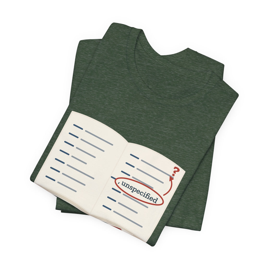 Medical Coder T-Shirt - Unspecified Is Not a Diagnosis Funny Medical Coding Tee