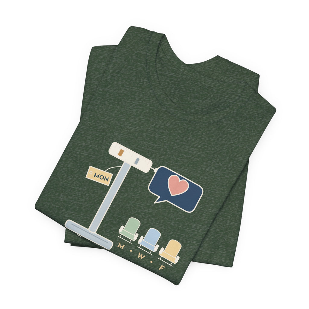 Dialysis Nurse T-Shirt - Monday Weigh-In. Tell Me About the Weekend. Tech Tee