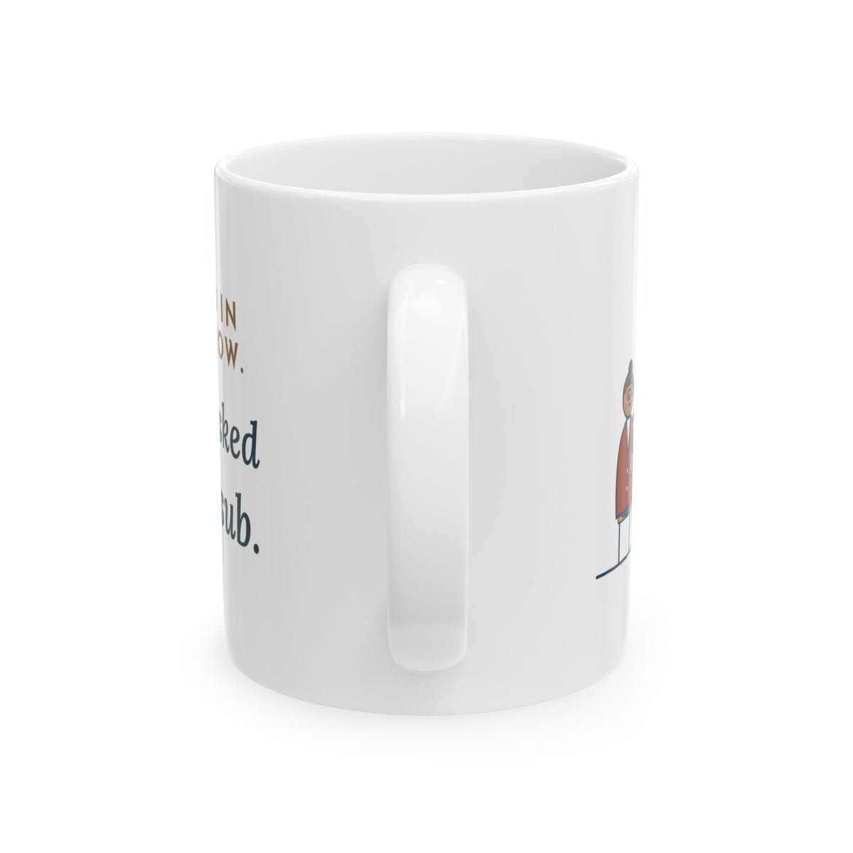 Instructional Coach Coffee Mug 11oz - Clipboard in the Back Row, Asked If I'm the Sub