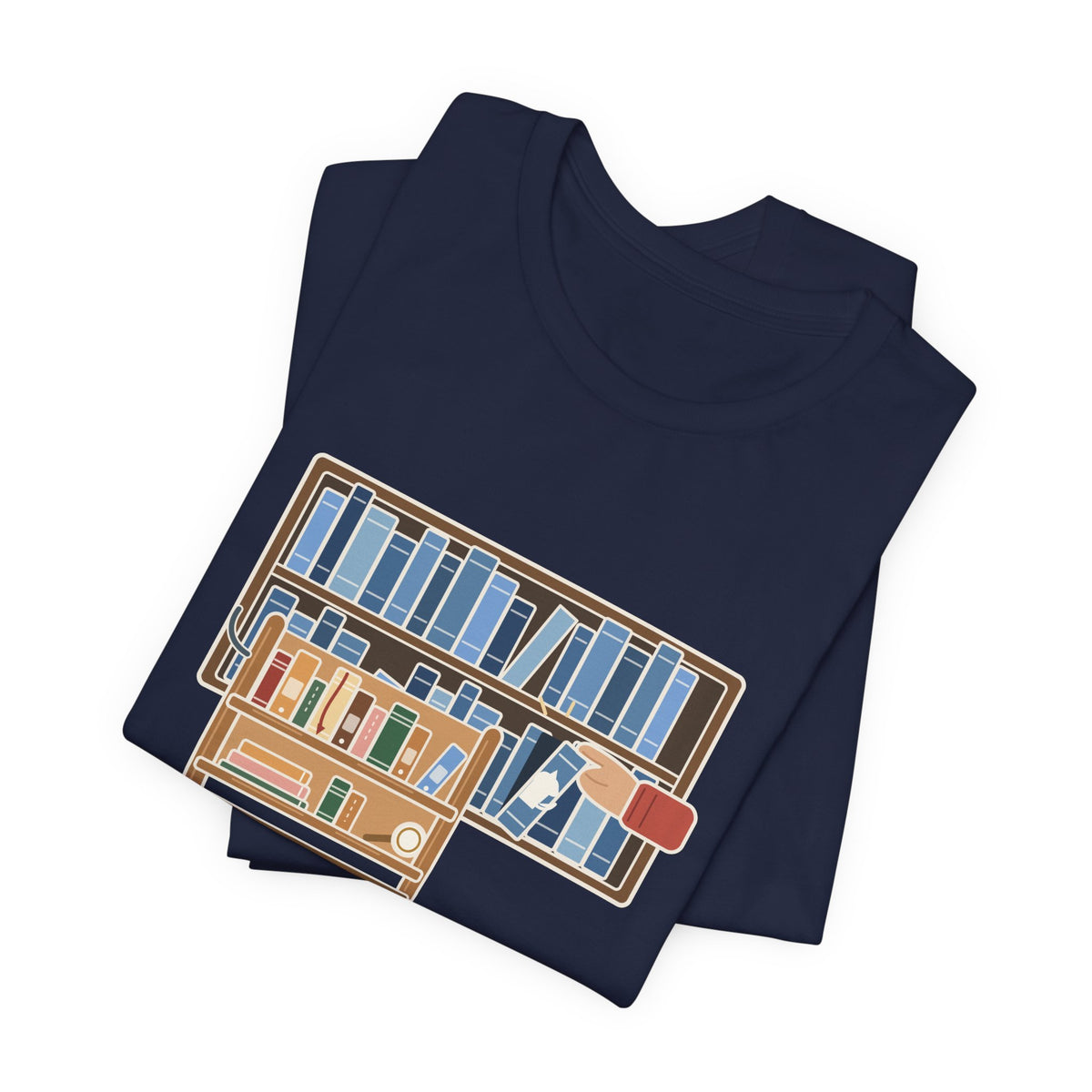 School Librarian T-Shirt - A Blue Book About a Dog. I'm On It. Funny Library Tee