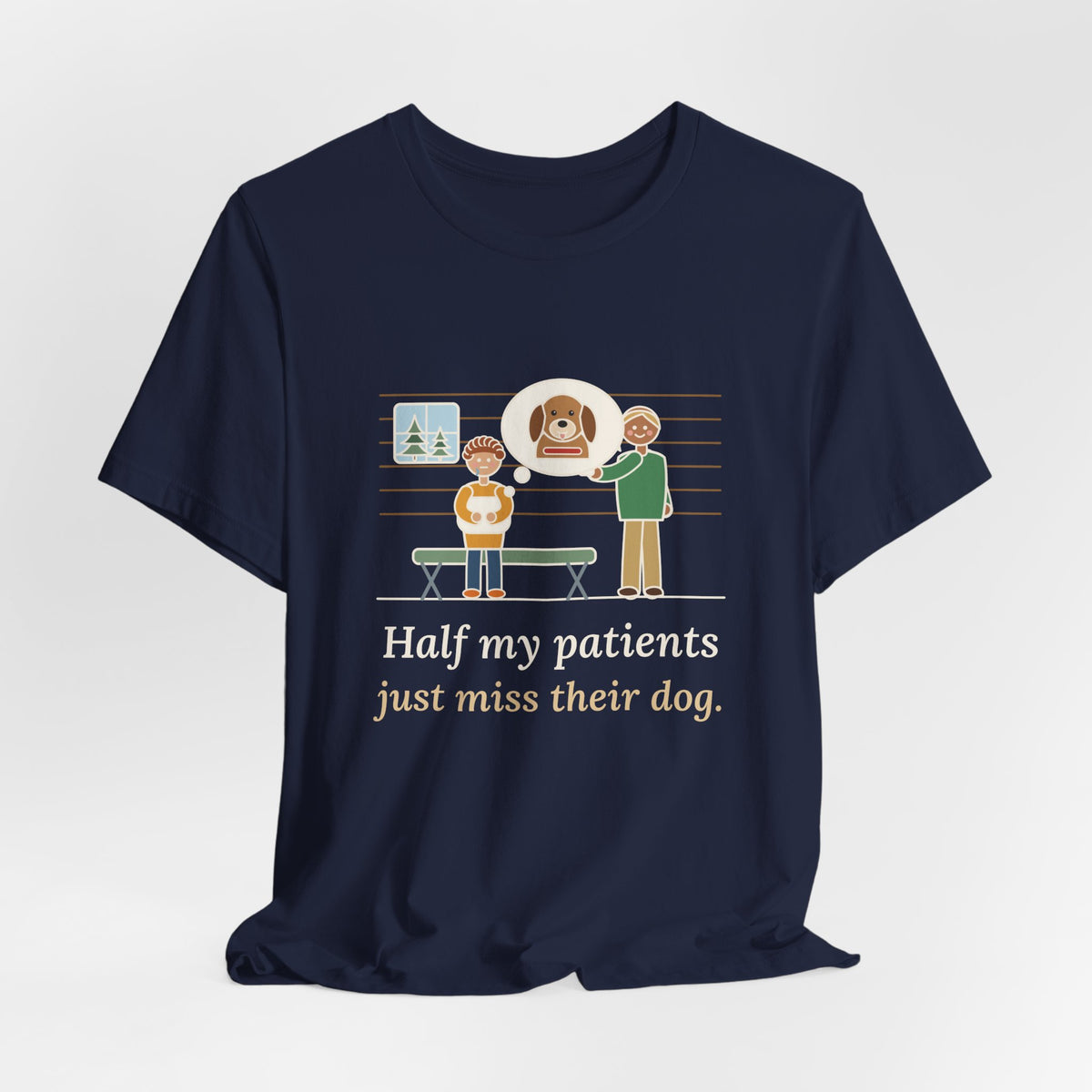 Camp Nurse T-Shirt - Half My Patients Just Miss Their Dog, Summer Camp Nurse Tee