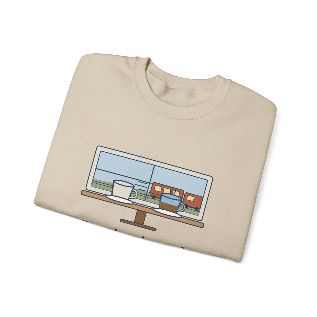 Parting Is Such Sweet Sorrow Sweatshirt, Literary Shakespeare Quote Crewneck with Cafe Window