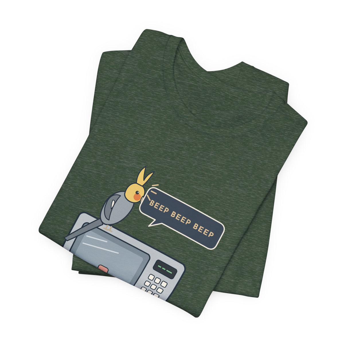 Cockatiel T-Shirt - Learned the Microwave. Ignored My Name. Parrot Owner Tee