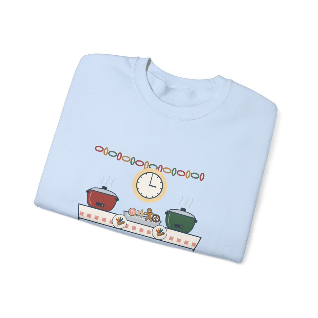 Night Shift Nurse Crewneck Sweatshirt - Holiday Potluck Starts at 0300, Gift for Nurses Working the Holiday Shift
