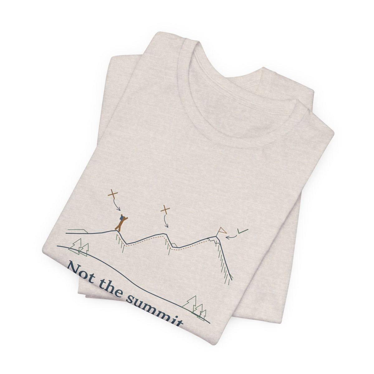 Colorado 14ers T-Shirt - Not the Summit. Not That One Either. Funny Hiking Tee