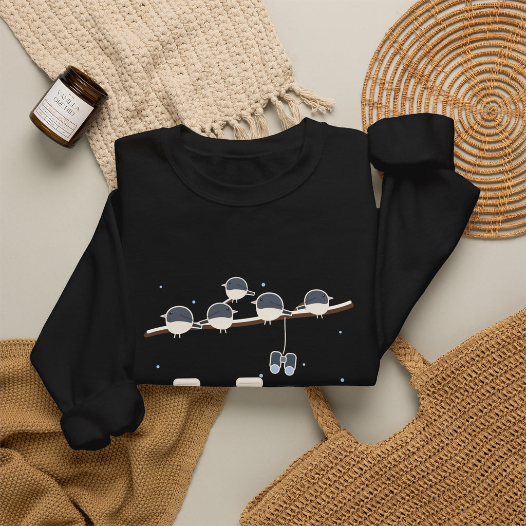 Winter Birders Crewneck Sweatshirt - Counting Juncos Until My Toes File a Complaint